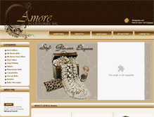Tablet Screenshot of amoreaccessories.com
